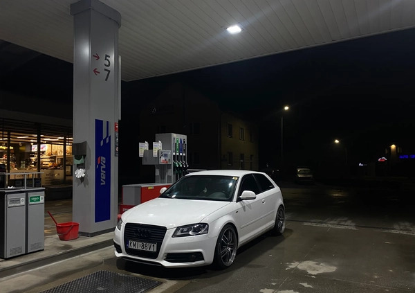 Audi A3 cena 33250 przebieg: 286500, rok produkcji 2009 z Miechów małe 56